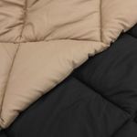 Casa si Gradina - Textile si covoare - Perne si pilote - Pilote - Pilota de vara Negru si Taupe 220 x 135 cm Microfibra - Infinity.ro