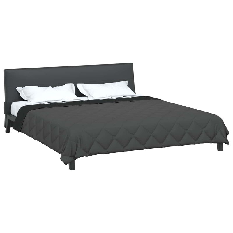 Casa si Gradina - Textile si covoare - Perne si pilote - Pilote - Duvet complet pe tot parcursul anului Negru si antracit - Infinity.ro