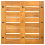 Casa si Gradina - Textile si covoare - Covoare - Covorase baie - Covoras de baie Simplu Maro 50 x 50 cm lemn - Infinity.ro