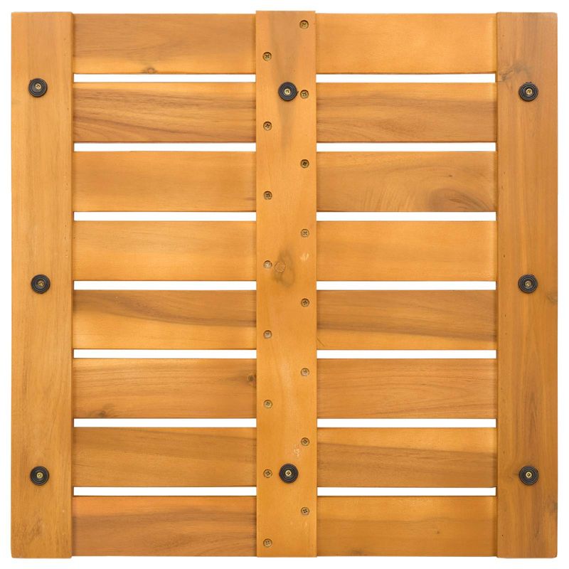 Casa si Gradina - Textile si covoare - Covoare - Covorase baie - Covoras de baie Simplu Maro 50 x 50 cm lemn - Infinity.ro