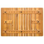 Casa si Gradina - Textile si covoare - Covoare - Covorase baie - Covoras de baie Simplu Maro 59 x 40 cm lemn - Infinity.ro