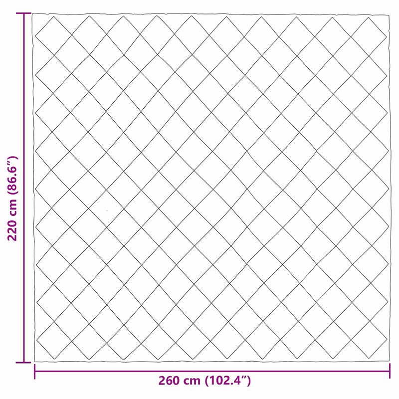 Casa si Gradina - Textile si covoare - Pături și cuverturi - Pături - Pilota de vara Negru si antracit 220 x 260 cm Microfibra - Infinity.ro