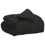 Casa si Gradina - Textile si covoare - Perne si pilote - Pilote - Duvet complet pe tot parcursul anului Negru 220 x 140 cm - Infinity.ro