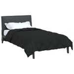 Casa si Gradina - Textile si covoare - Perne si pilote - Pilote - Duvet complet pe tot parcursul anului Negru 220 x 140 cm - Infinity.ro