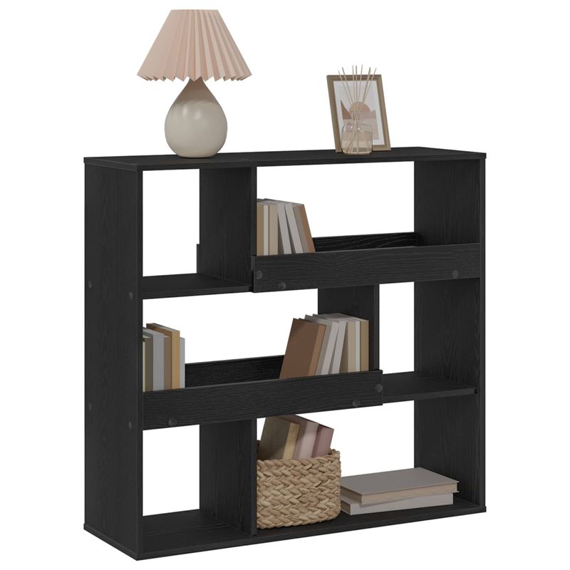 Casa si Gradina - Mobilier - Biblioteci si rafturi - Biblioteci - Raft de carti Stejar Negru 100 x 33 x 94,5 cm Lemn compozit - Infinity.ro