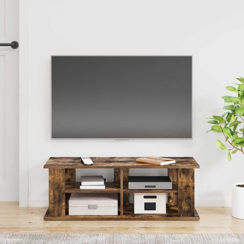 Casa si Gradina - Mobilier - Comode si corpuri - Comode - Suport pentru TV Stejar fumuriu 96 x 35 x 33,5 cm - Infinity.ro