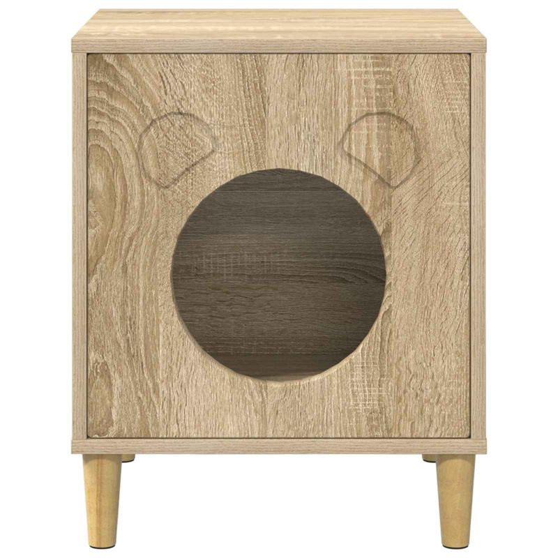 Petshop - Accesorii petshop - Jucarii animale - Ansambluri de joaca - Casa pentru pisici Sonoma 42,5 x 40 x 53 cm Lemn compozit - Infinity.ro