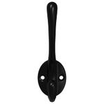 Casa si Gradina - Constructii - Scule de mana si unelte - Accesorii scule de mana - Carlig pentru haine 2 pcs Negru 102 x 29 x 47mm Aliaj de zinc - Infinity.ro