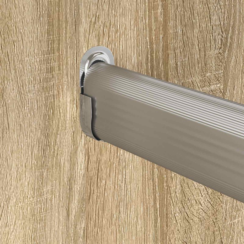 Casa si Gradina - Constructii - Scule de mana si unelte - Accesorii scule de mana - Suport pentru bara de dulap 2 pcs Zinc alb 40 x 18 x 10 mm Fier - Infinity.ro