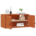 Casa si Gradina - Mobilier - Biblioteci si rafturi - Rafturi - Dulap de perete cu Raft 2 pcs Maroniu cerat 60 x 30 x 30 cm - Infinity.ro