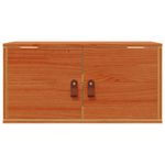 Casa si Gradina - Mobilier - Biblioteci si rafturi - Rafturi - Dulap de perete cu Raft 2 pcs Maroniu cerat 60 x 30 x 30 cm - Infinity.ro