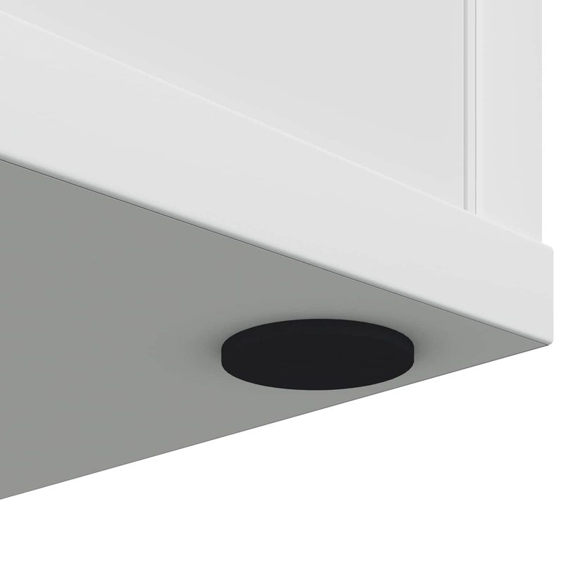 Casa si Gradina - Constructii - Scule de mana si unelte - Accesorii scule de mana - Tampoane pentru Picioare de Mobilier 2 pcs Negru Ø 30 x 2 mm - Infinity.ro