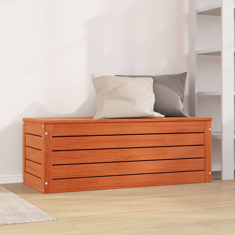 Casa si Gradina - Mobilier - Dulapuri si sifoniere - Dulapuri - Cutie de depozitare cu usa Maroniu cerat 89 x 36,5 x 33 cm - Infinity.ro
