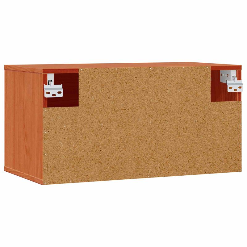 Casa si Gradina - Mobilier - Biblioteci si rafturi - Rafturi - Dulap de perete Maroniu cerat 60 x 30 x 30 cm Lemn de pin masiv - Infinity.ro