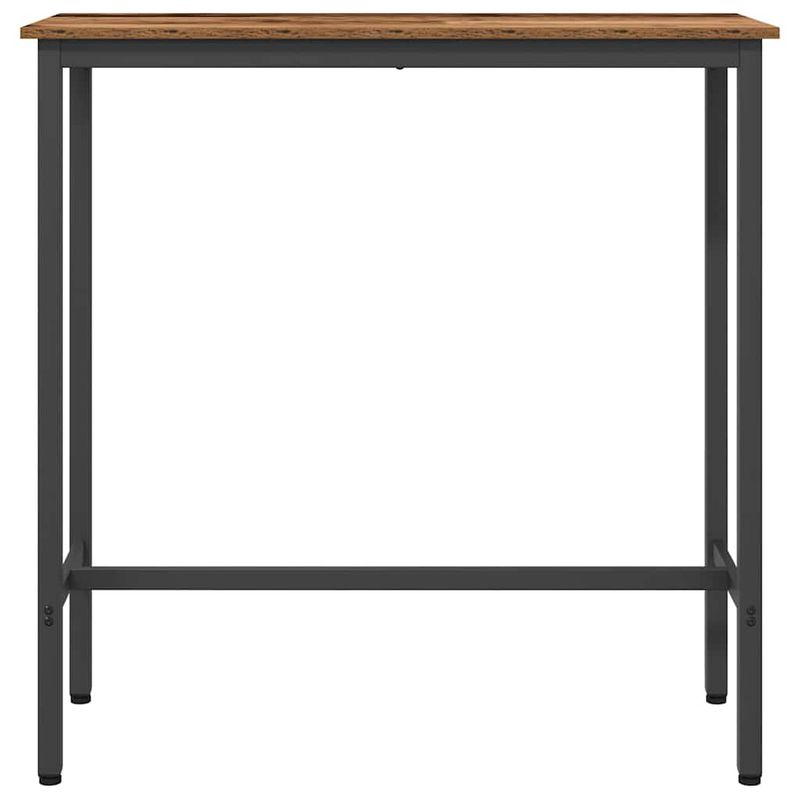 Casa si Gradina - Mobilier - Mese si birouri - Mese living - Masa Lemn vechi 100 x 40 x 100,5 cm Lemn ingineresc si otel - Infinity.ro