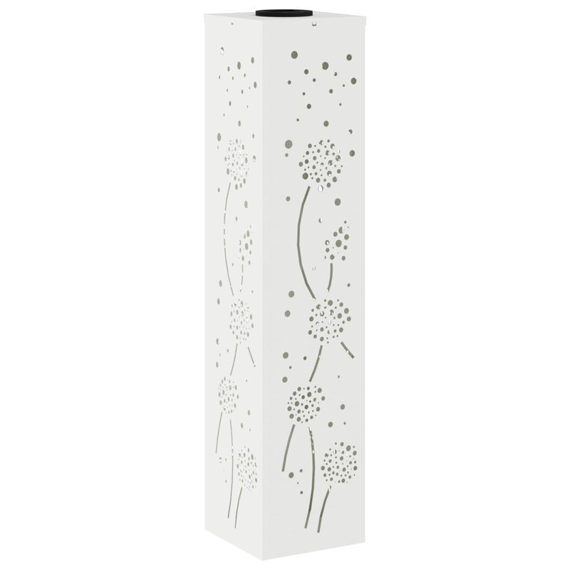 Casa si Gradina - Corpuri si surse de iluminat - Iluminat exterior - Felinare - Lumina LED Solara pentru Alei 2 pcs Alb Otel laminat la rece - Infinity.ro