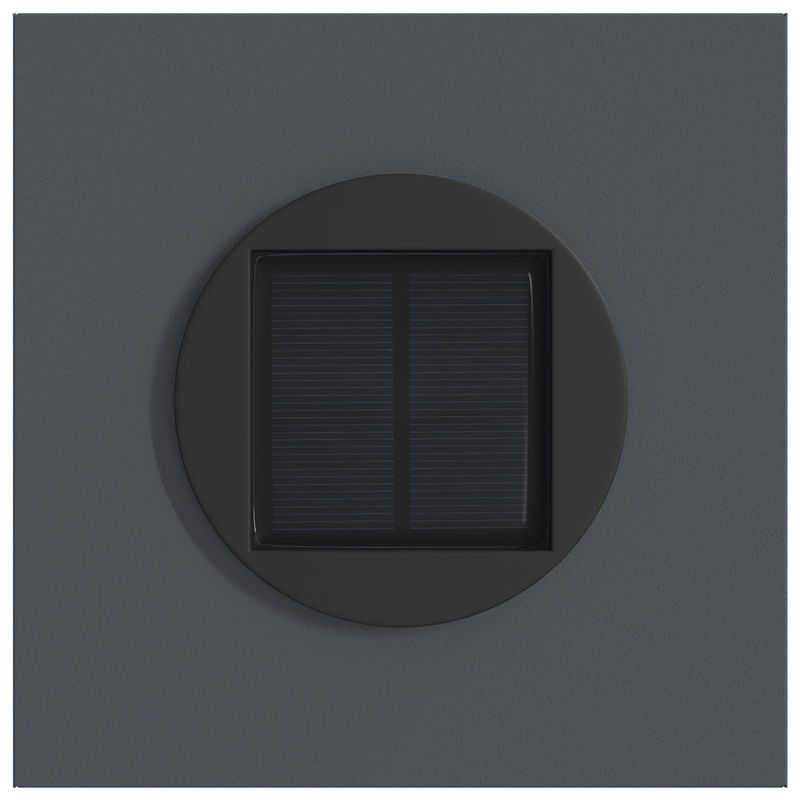 Casa si Gradina - Corpuri si surse de iluminat - Iluminat exterior - Felinare - Lumina LED Solara pentru Alei 2 pcs Antracit - Infinity.ro