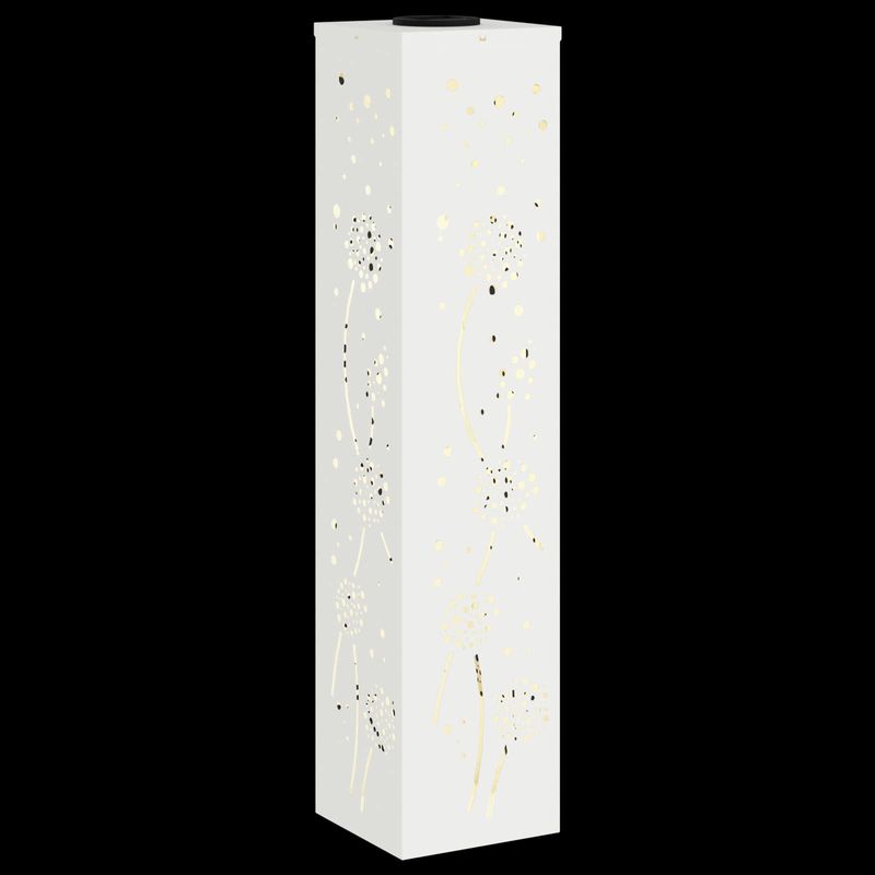 Casa si Gradina - Corpuri si surse de iluminat - Iluminat exterior - Felinare - Lumina LED Solara pentru Alei 2 pcs Alb Otel laminat la rece - Infinity.ro