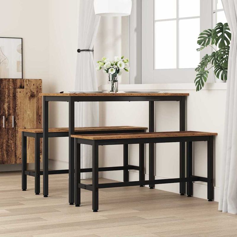 Casa si Gradina - Mobilier - Canapele si coltare - Banchete - Banca de Dining Lemn vechi 100 x 32,5 x 48,5 cm - Infinity.ro