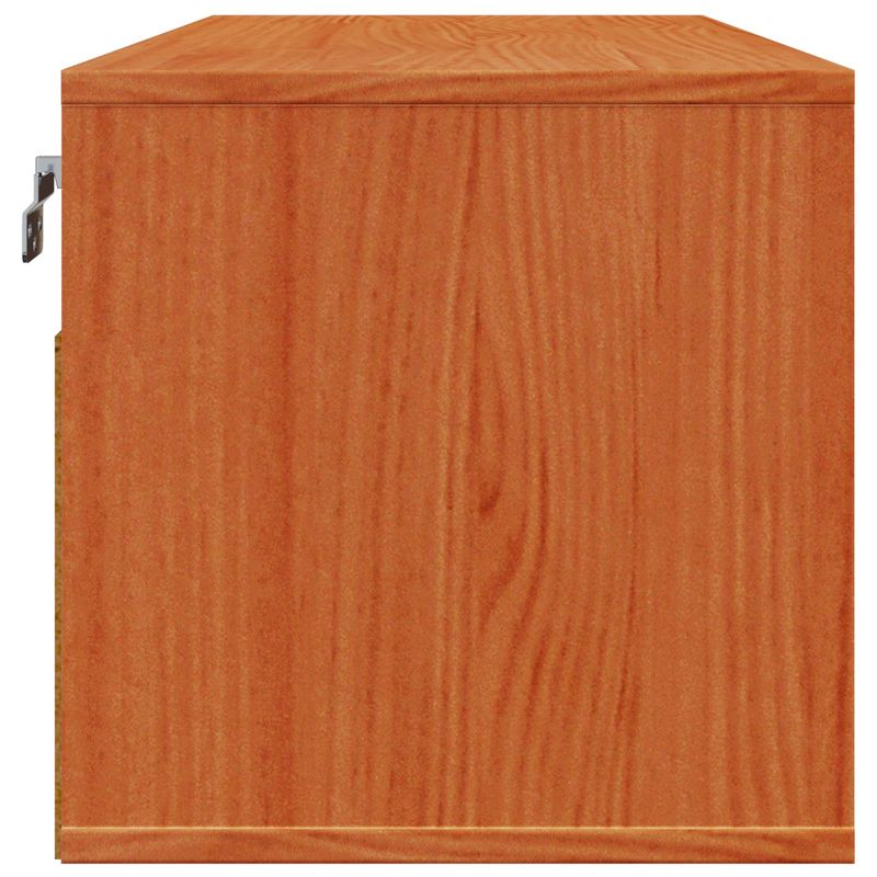 Casa si Gradina - Mobilier - Biblioteci si rafturi - Rafturi - Dulap de perete Maroniu cerat 80 x 30 x 30 cm Lemn de pin masiv - Infinity.ro