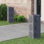 Casa si Gradina - Corpuri si surse de iluminat - Iluminat exterior - Felinare - Lumina LED Solara pentru Alei 2 pcs Antracit - Infinity.ro