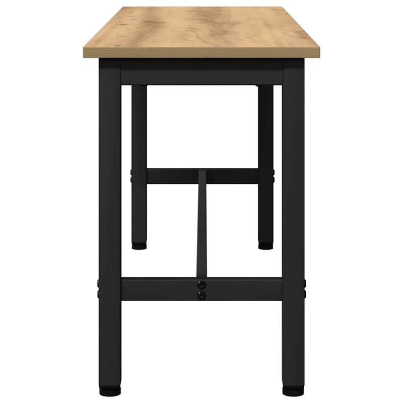 Casa si Gradina - Mobilier - Canapele si coltare - Banchete - Banca de Dining 2 pcs Stejar Artizanal 100 x 32,5 x 48,5 cm - Infinity.ro