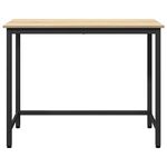 Casa si Gradina - Mobilier - Mese si birouri - Birouri - Masa Stejar Sonoma 80 x 50 x 76,5 cm Lemn ingineresc si otel - Infinity.ro