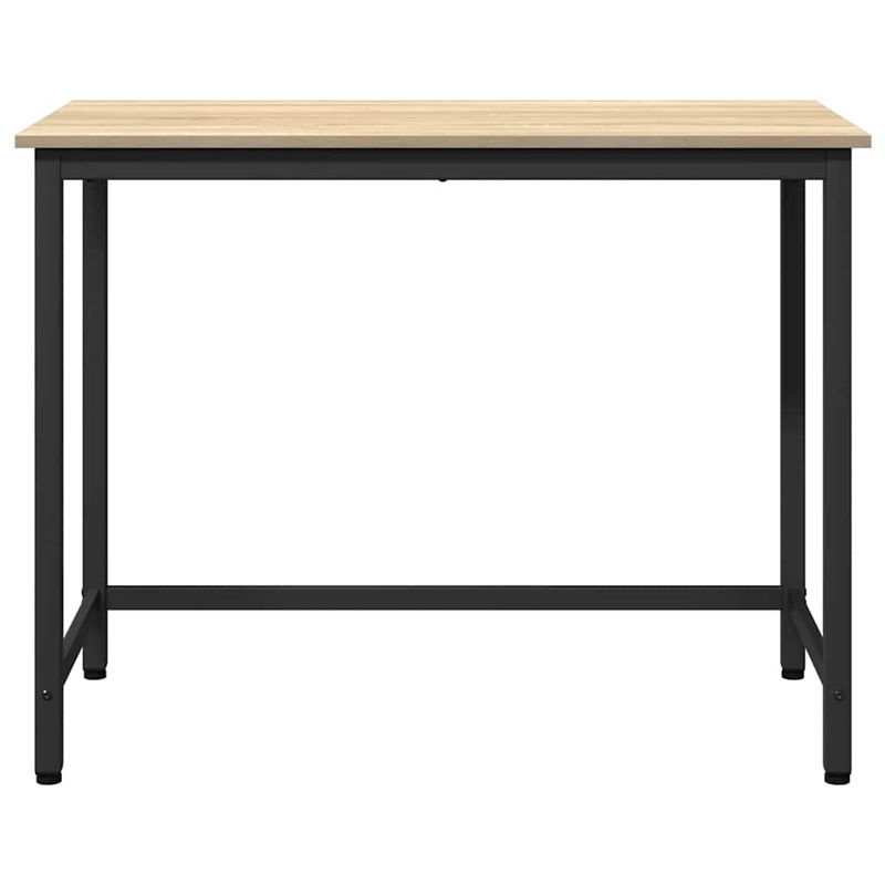 Casa si Gradina - Mobilier - Mese si birouri - Birouri - Masa Stejar Sonoma 80 x 50 x 76,5 cm Lemn ingineresc si otel - Infinity.ro