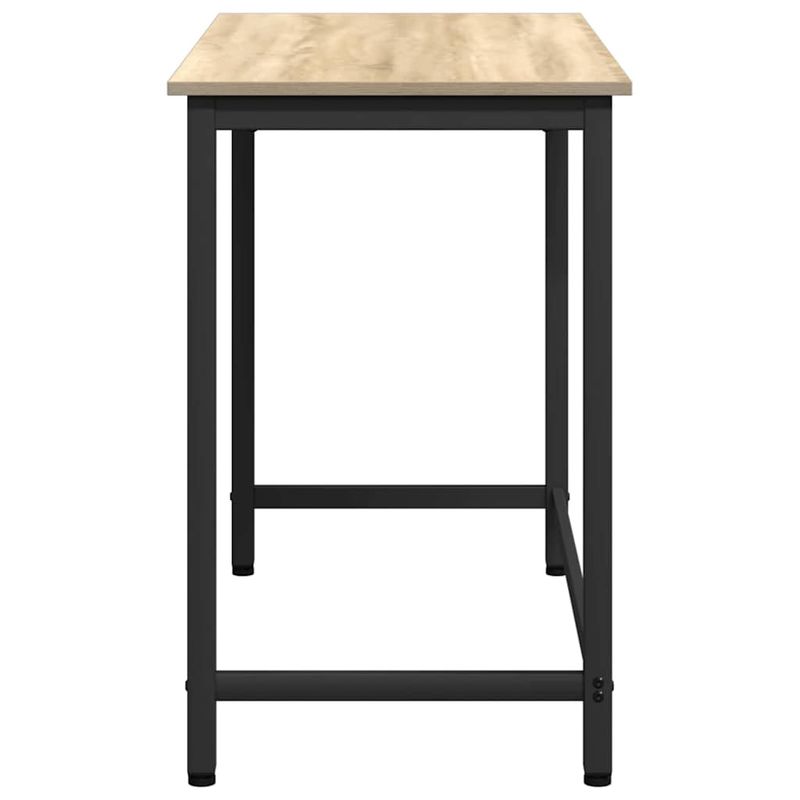 Casa si Gradina - Mobilier - Mese si birouri - Birouri - Masa Stejar Sonoma 80 x 50 x 76,5 cm Lemn ingineresc si otel - Infinity.ro