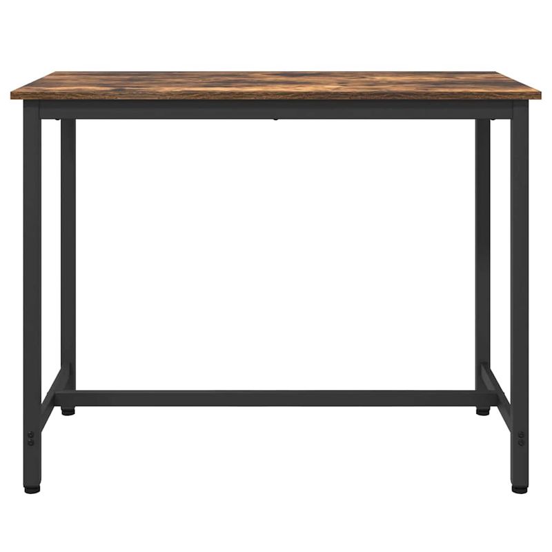 Casa si Gradina - Mobilier - Mese si birouri - Mese living - Masa Stejar fumuriu 100 x 50 x 76,5 cm Lemn ingineresc si otel - Infinity.ro
