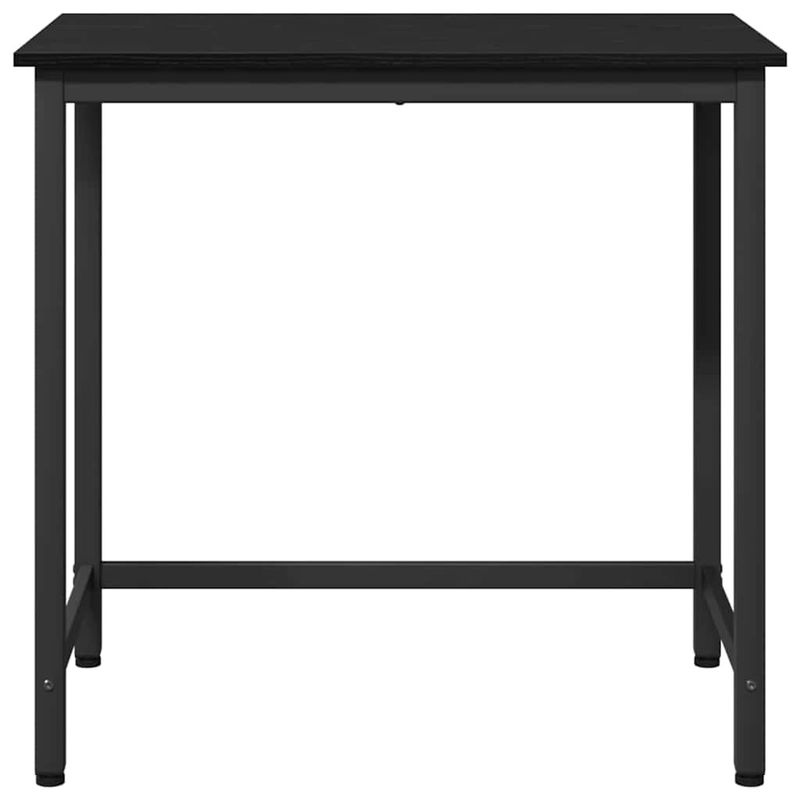 Casa si Gradina - Mobilier - Mese si birouri - Birouri - Masa Stejar Negru 100 x 50 x 76,5 cm Lemn ingineresc si otel - Infinity.ro