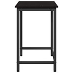 Casa si Gradina - Mobilier - Mese si birouri - Birouri - Masa Stejar Negru 100 x 50 x 76,5 cm Lemn ingineresc si otel - Infinity.ro