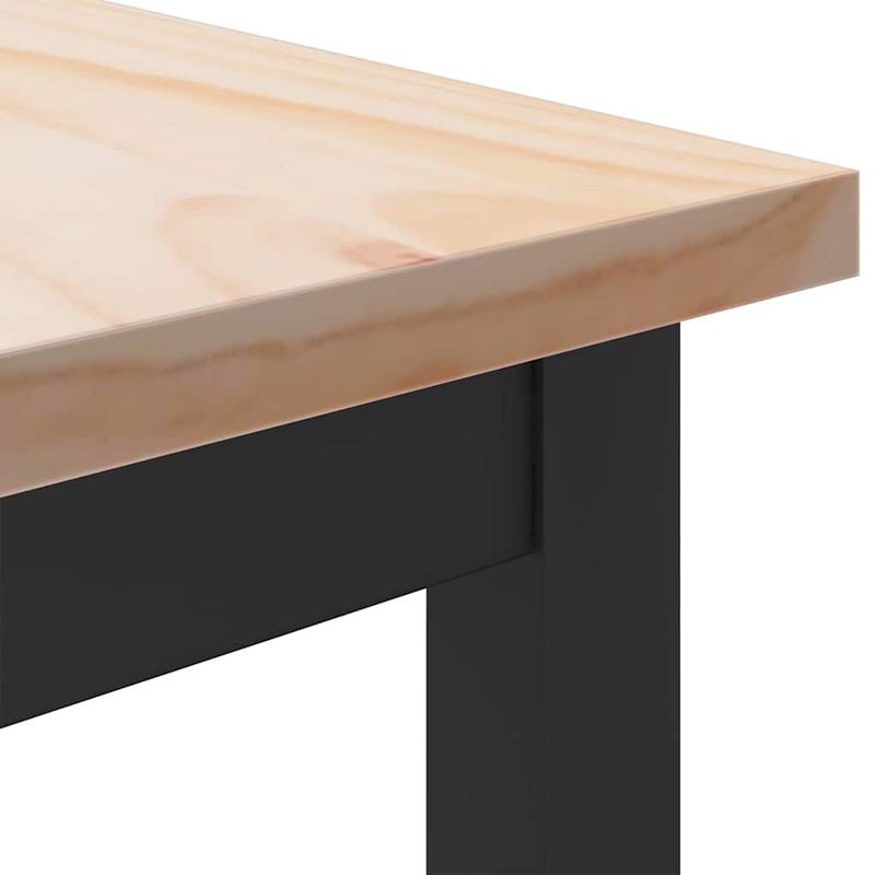 Casa si Gradina - Mobilier - Mese si birouri - Mese living - Masa natural 100 x 50 x 77 cm Lemn ingineresc si otel - Infinity.ro