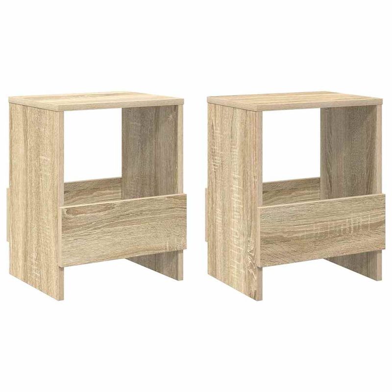 Casa si Gradina - Mobilier - Biblioteci si rafturi - Rafturi - Raft pentru reviste 2 pcs Stejar Sonoma 35 x 30 x 45 cm - Infinity.ro