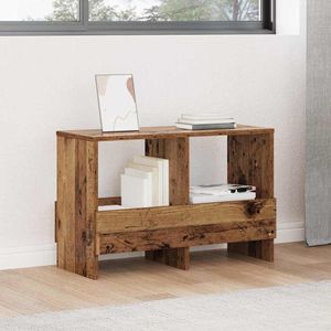 Raft pentru reviste Lemn vechi 68,5 x 30 x 45 cm