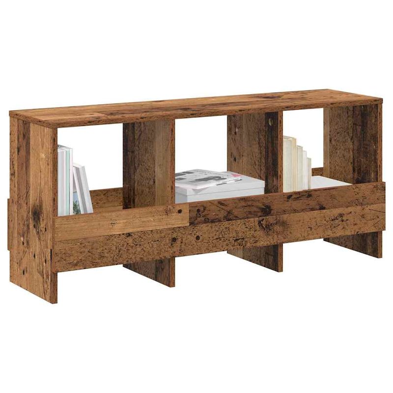 Casa si Gradina - Mobilier - Biblioteci si rafturi - Rafturi - Raft pentru reviste Lemn vechi 102 x 30 x 45 cm - Infinity.ro