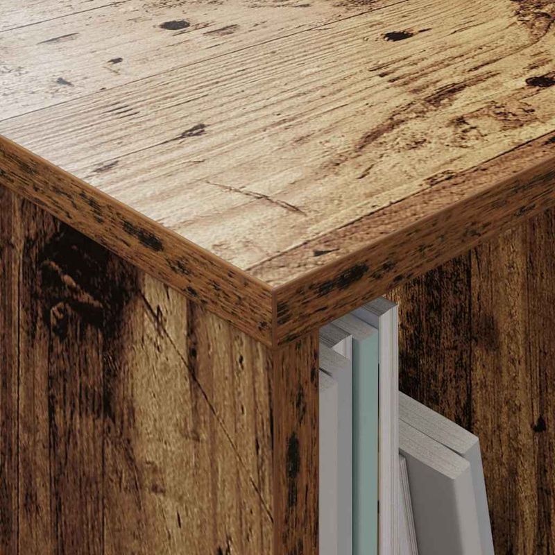 Casa si Gradina - Mobilier - Biblioteci si rafturi - Rafturi - Raft pentru reviste Lemn vechi 102 x 30 x 45 cm - Infinity.ro