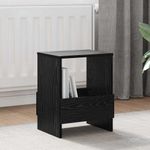 Casa si Gradina - Mobilier - Biblioteci si rafturi - Rafturi - Raft pentru reviste 2 pcs Stejar Negru 35 x 30 x 45 cm - Infinity.ro