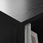 Casa si Gradina - Mobilier - Biblioteci si rafturi - Rafturi - Raft pentru reviste 2 pcs Stejar Negru 35 x 30 x 45 cm - Infinity.ro