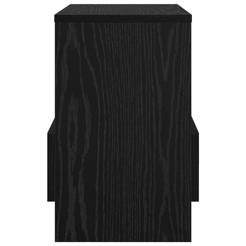 Casa si Gradina - Mobilier - Biblioteci si rafturi - Rafturi - Raft pentru reviste 2 pcs Stejar Negru 35 x 30 x 45 cm - Infinity.ro