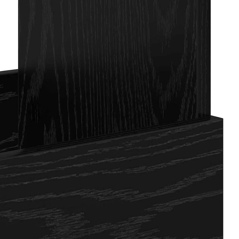 Casa si Gradina - Mobilier - Biblioteci si rafturi - Rafturi - Raft pentru reviste 2 pcs Stejar Negru 35 x 30 x 45 cm - Infinity.ro