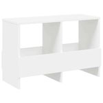 Casa si Gradina - Mobilier - Biblioteci si rafturi - Rafturi - Raft pentru reviste Alb 68,5 x 30 x 45 cm - Infinity.ro