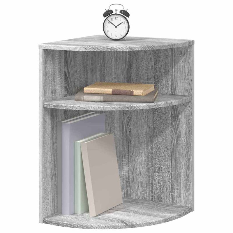 Casa si Gradina - Mobilier - Mese si birouri - Mese living - Masa laterala Gri Sonoma 39,7 x 39,7 x 60 cm Lemn compozit - Infinity.ro