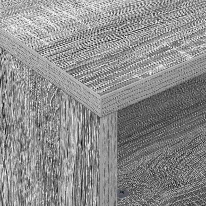 Casa si Gradina - Mobilier - Mese si birouri - Mese living - Masa laterala cu roti Gri Sonoma 50 x 50 x 30 cm Lemn compozit - Infinity.ro