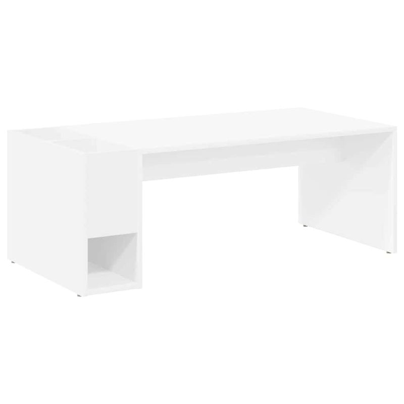 Casa si Gradina - Mobilier - Mese si birouri - Masute de cafea - Masa de cafea Alb 101,5 x 50 x 37 cm Lemn compozit - Infinity.ro