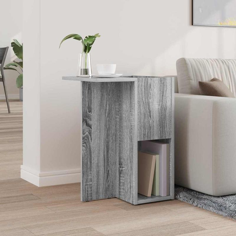 Casa si Gradina - Mobilier - Mese si birouri - Mese living - Masa laterala Gri Sonoma 35 x 40 x 55 cm Lemn compozit - Infinity.ro