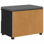 Casa si Gradina - Mobilier - Canapele si coltare - Banchete - Banca pentru hol cu perna Stejar Negru 60 x 38 x 46 cm - Infinity.ro