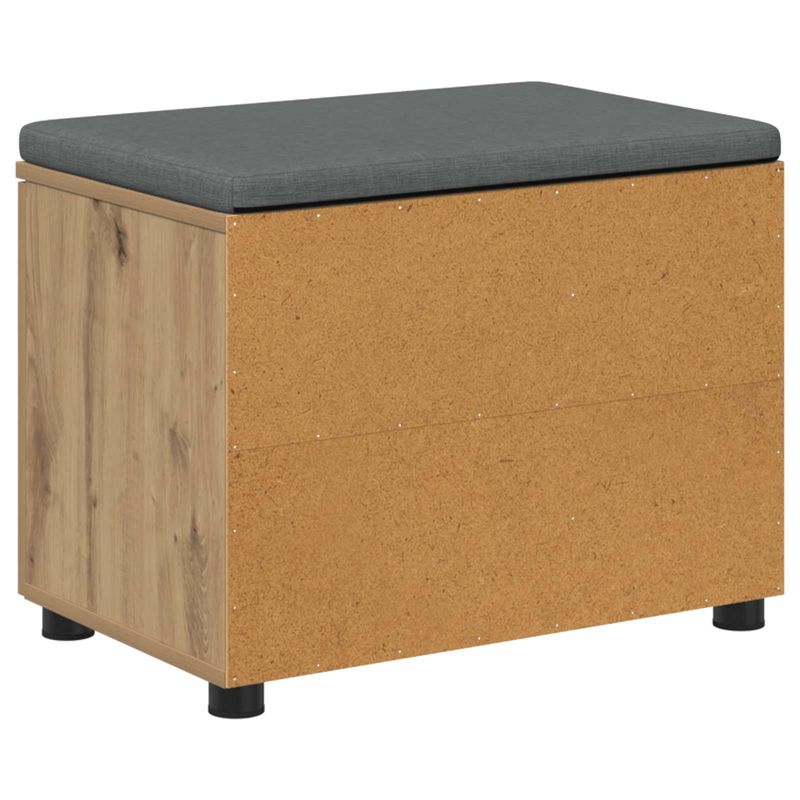 Casa si Gradina - Mobilier - Canapele si coltare - Banchete - Banca pentru hol cu perna Stejar Artizanal 60 x 38 x 46 cm - Infinity.ro