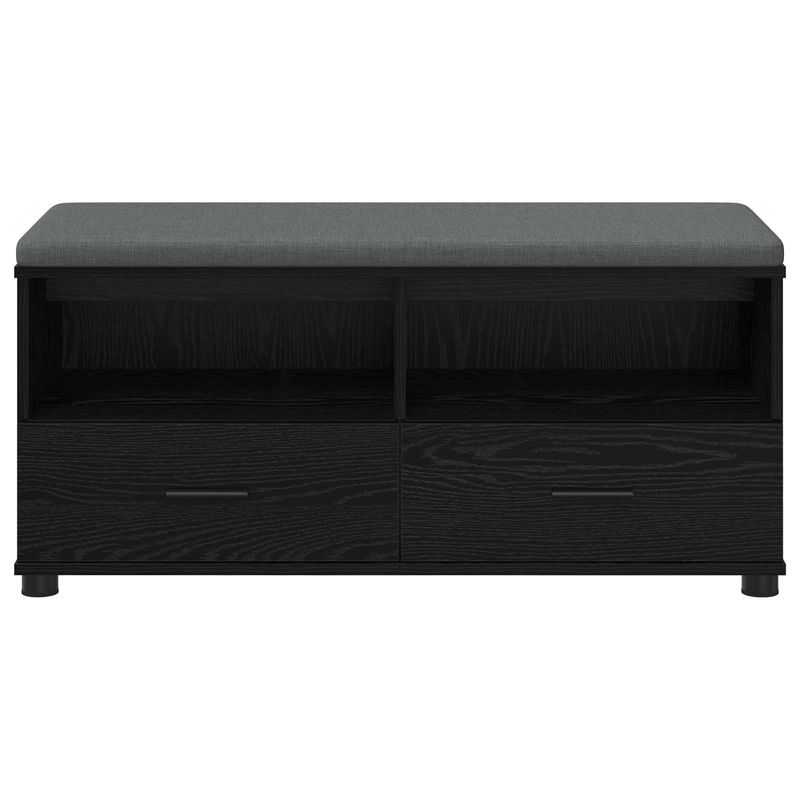 Casa si Gradina - Mobilier - Organizare si depozitare - Bancute - Banca pentru hol cu perna Stejar Negru 100 x 38 x 46 cm - Infinity.ro