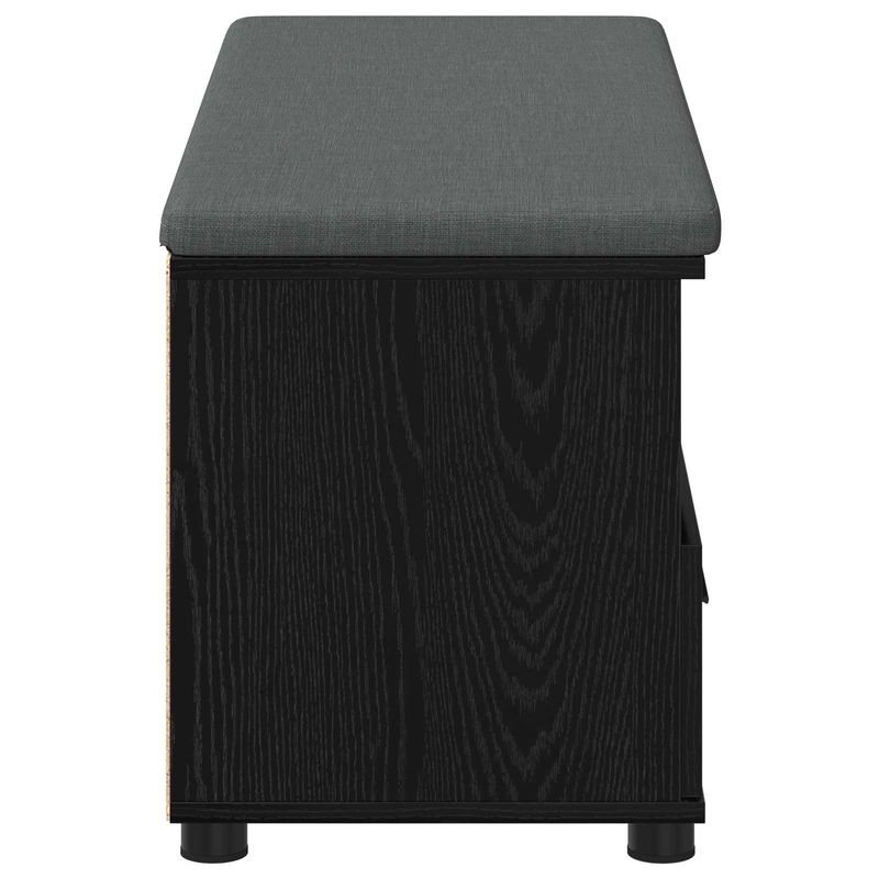 Casa si Gradina - Mobilier - Organizare si depozitare - Bancute - Banca pentru hol cu perna Stejar Negru 100 x 38 x 46 cm - Infinity.ro